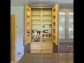 Kitchen pantry cupboard with hidden storage