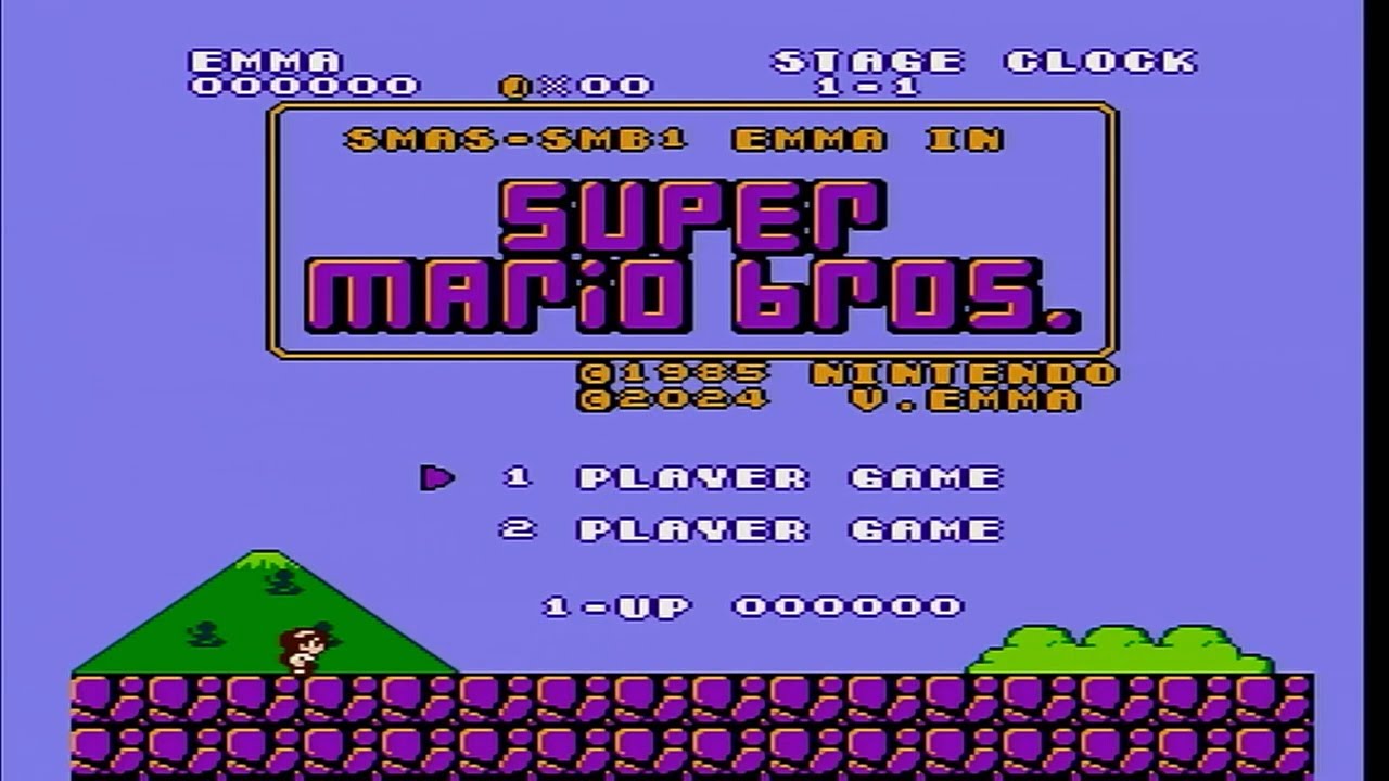 Smb1 Infla SMAS-SMB1 Emma in SMB1 (NES) Gameplay - YouTube