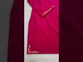 Hand embroidery dress #shorts#embroiderydesigns #embroidery #mindful stitch# neck embroidery
