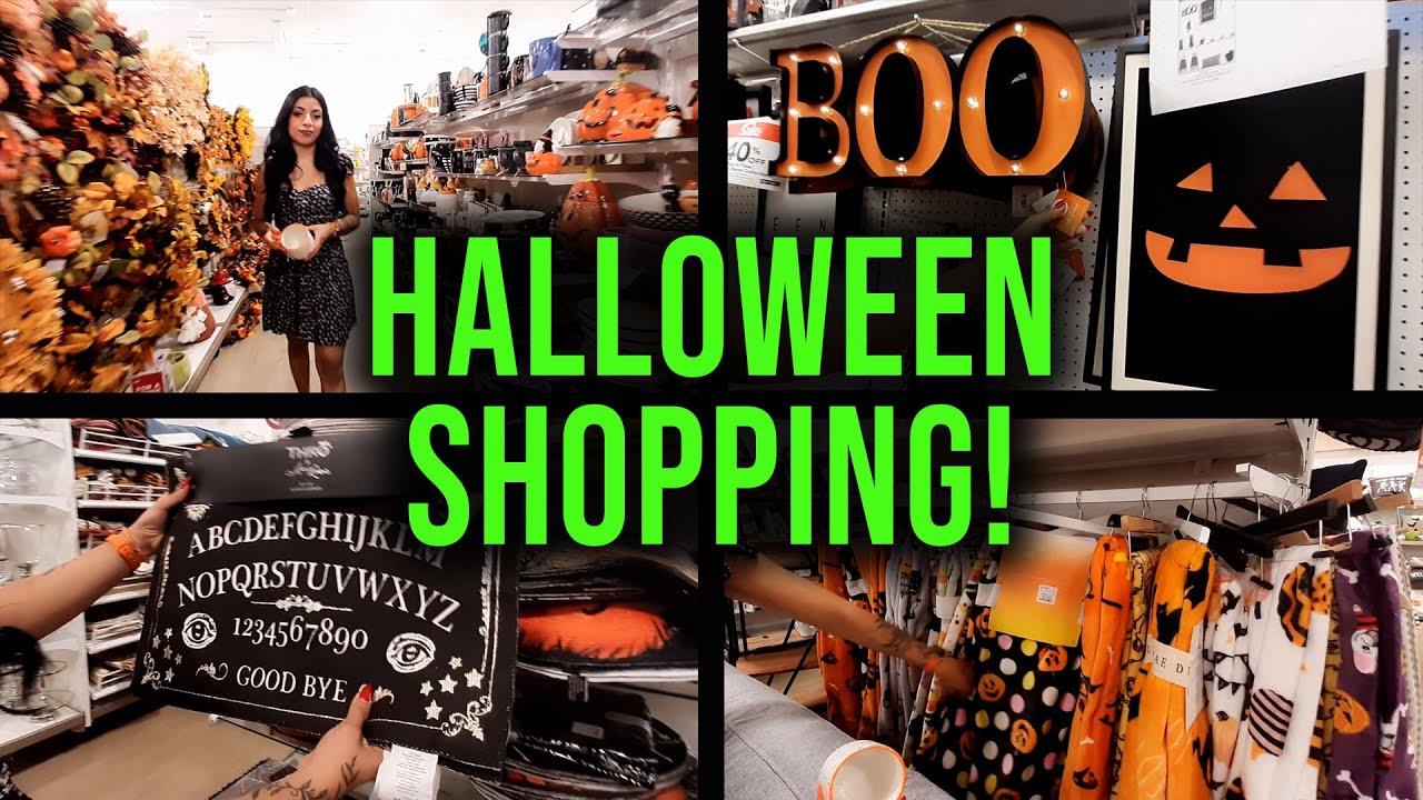 SHOP WITH ME Homegoods and Joanns Halloween Hunting 🎃VLOG YouTube