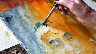 Mardi Gras Tutorial - with Jean Haines Watercolour Inspiration