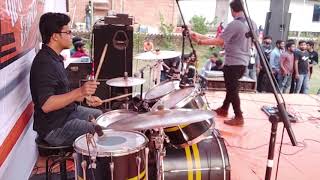Sweety | Ark | Hasan | Drumcam | live at Dhaka Resort | UIU Annual picnic 2k19 | with band Apekkhik
