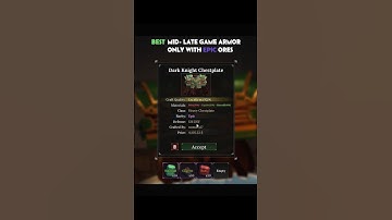 BEST MID LATE GAME ARMOR ONLY WITH EPIC ORES #theforge  #roblox