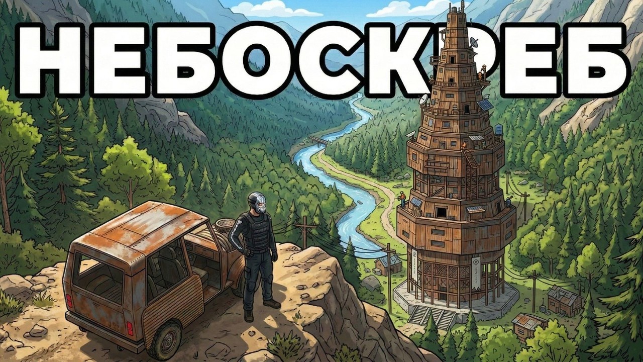 НЕБОСКРЕБ! САМЫЙ ВЫСОКИЙ ДОМ на СЕРВЕРЕ в Раст/Rust