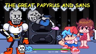 THE GREAT PAPYRUS AND SANS FULL WEEK! - Friday Night Funkin Mod
