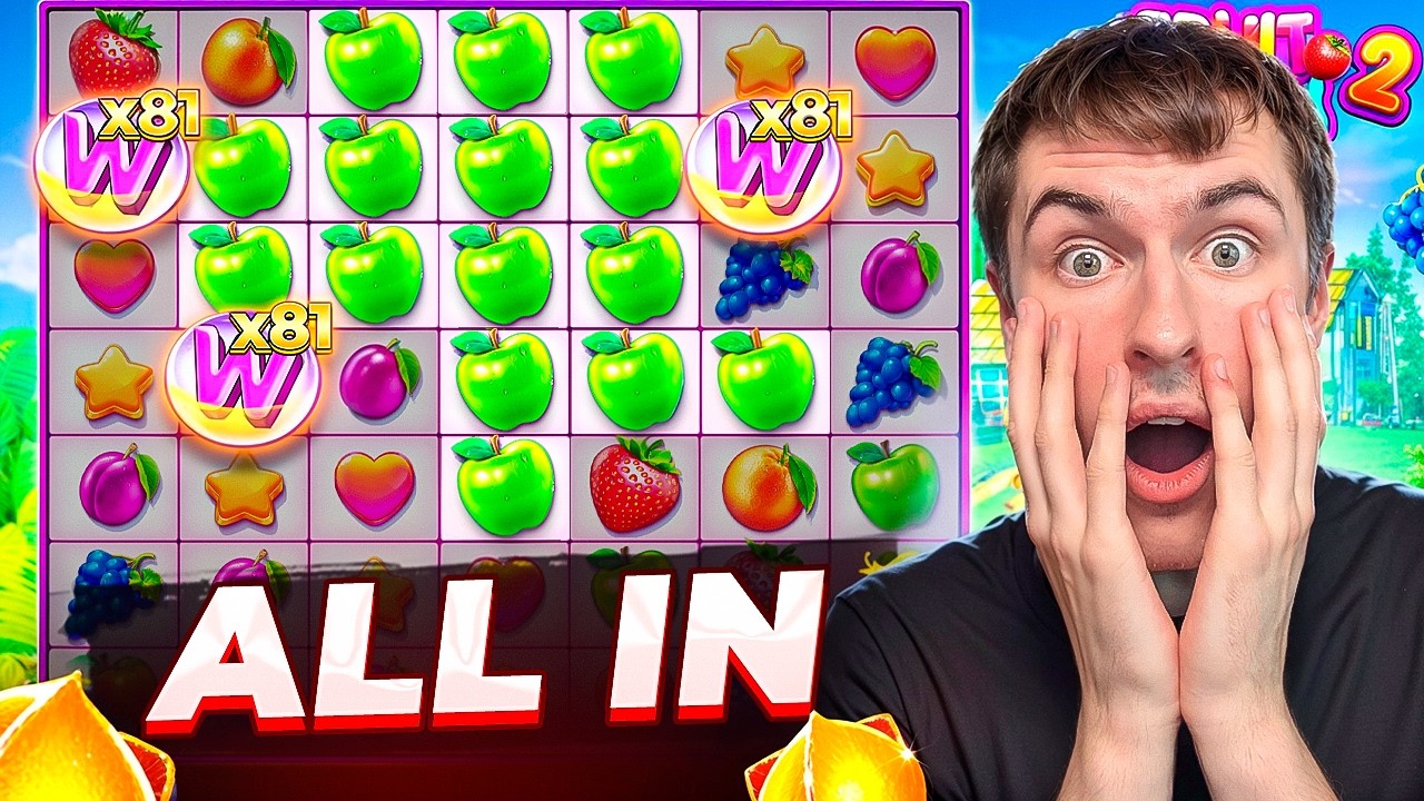 ALL IN В FRUIT PARTY 2 / КАЖДАЯ БОНУСКА ОКУП! /ПОЙМАЛ ЗАНОС ( ЗАНОСЫ НЕДЕЛИ )
