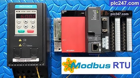 Mitsubishi QJ71C24N "Modbus RTU" Inovance MD200 Tutorial