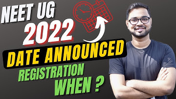 Breaking News 🚨- NEET UG 2022 EXAMINATION DATE ANNOUNCED 😨 | DATE OF REGISTRATION | #neet2022