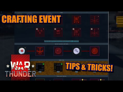 War Thunder THE BATTLE FOR ARACHIS crafting event! How it works and tips and tricks!