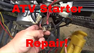 ATV Starter Issues, Diagnose and  Repair a Not Cranking China ATV!