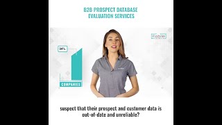 B2B Prospect Database Evaluation Services - Get CRM data and third-party data lists to 99% accuracy.