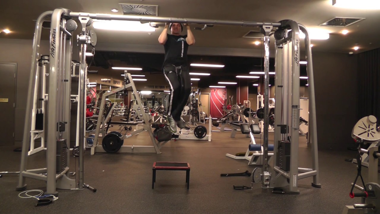 Weighted chin ups For Huge back and biceps movement) (build