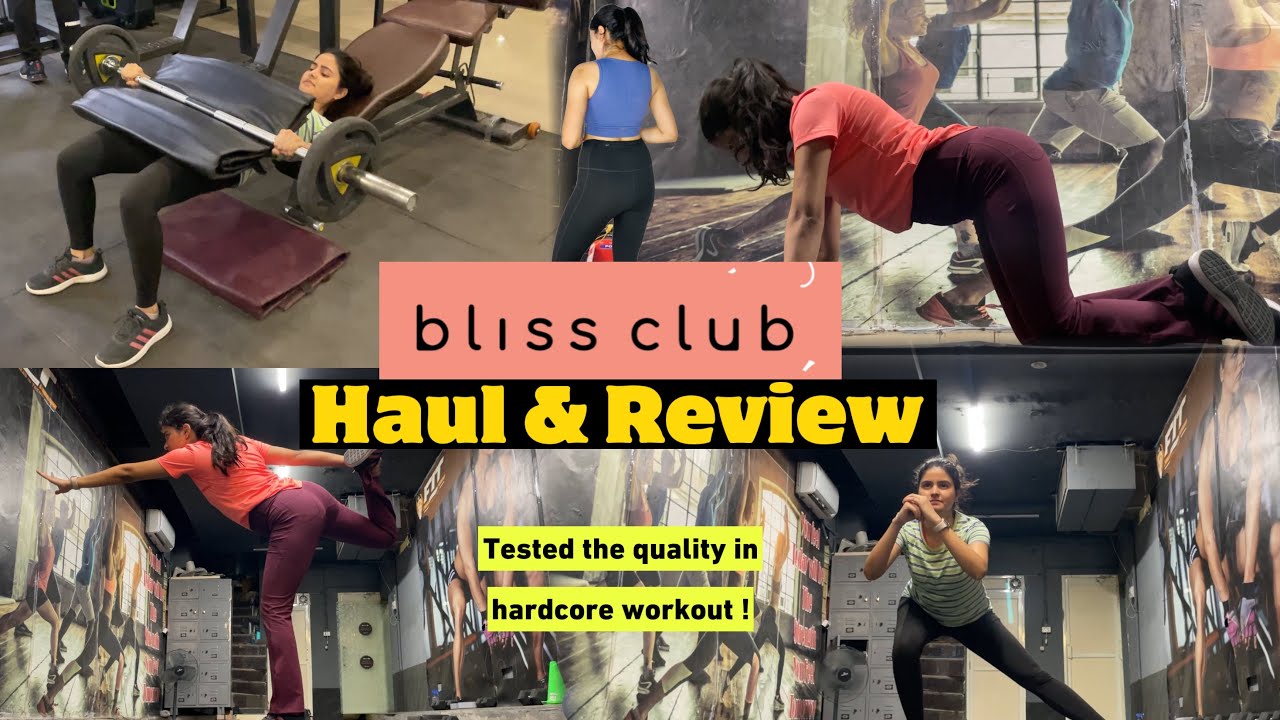 I tested BLISSCLUB active wear in GYM