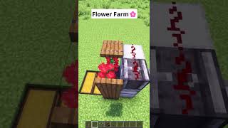Minecraft Flower Farm🌸 #shorts