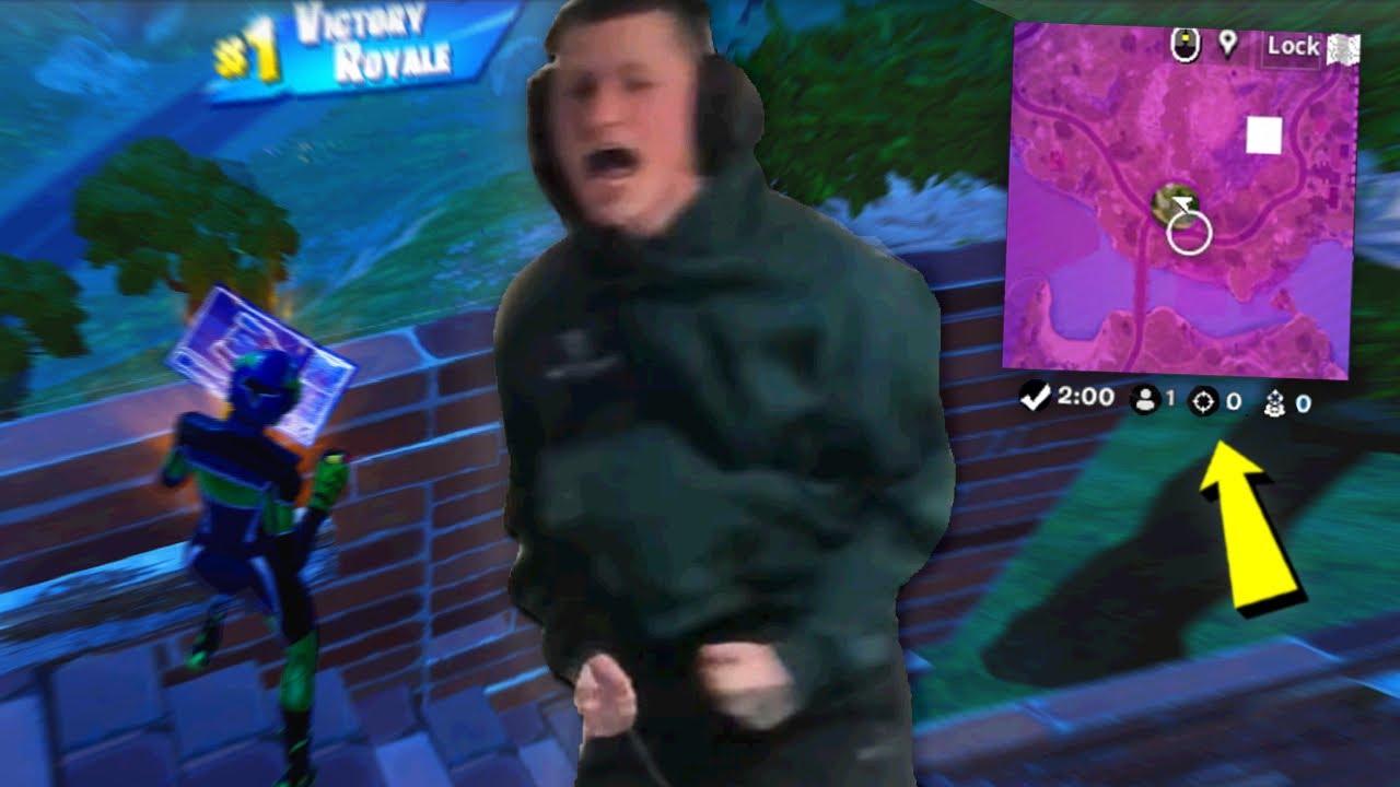 Я выиграл Fortnite, не совершив ни одного убийства