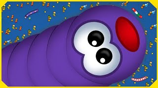 🐍WORMSZONE.IO #176 | GIANT SLITHER SNAKE TOP 01 / Epic Worms Zone Best Gameplay! | Rahul Snake Game screenshot 3