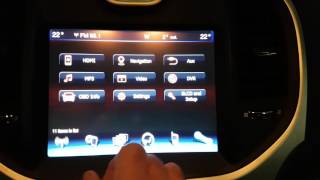 Installation adding navigation and backup camera Chrysler 300
