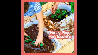 messy sensory play pumpkin patch square