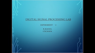 17EC01034 LAB 3 | Autocorrelation