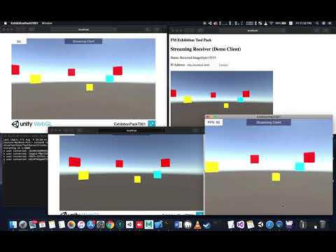 [ FMETP v1.08 ] Unity WebSocket Live Streaming Demo on all Platforms (WebGL/iOS/Android/Mac/PC/HTML)