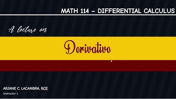 Derivatives (Delta Method)