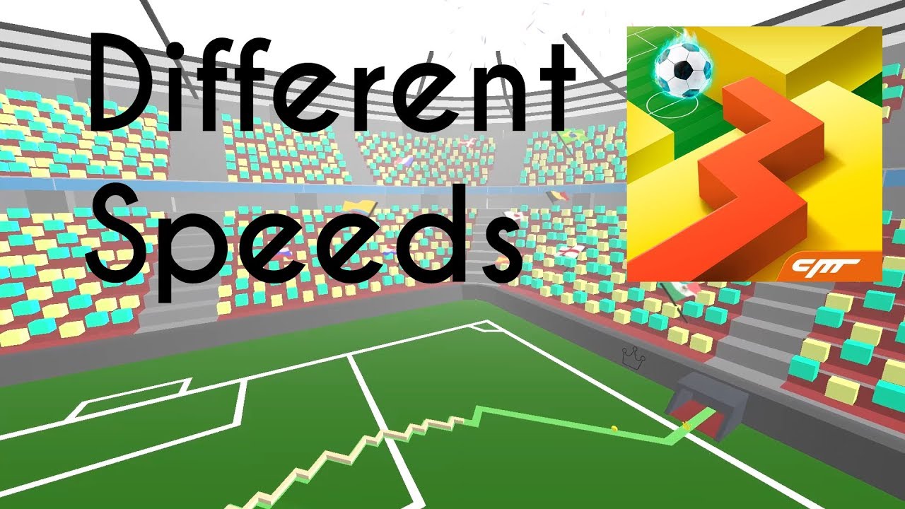 Dancing Line - The Football (Different Speeds)