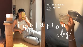 (online) college vlog // few vaguely productive days in isolation