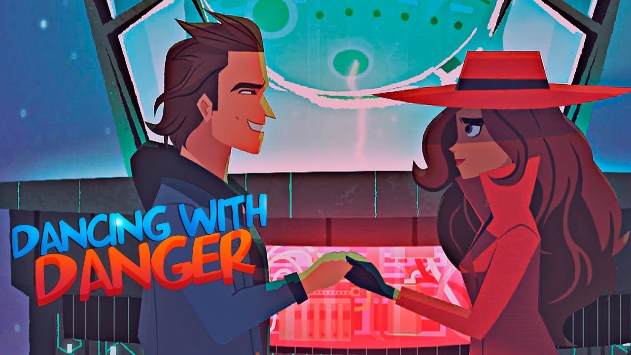 photo Graham And Carmen Sandiego dancing with danger gray graham x carmen sandiego
