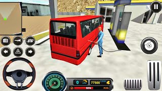 Uphill Offroad Bus Driving Sim 🚌💥 Gameplay 45√ || Drive Bus In Offroad || Flash Gameplay screenshot 4