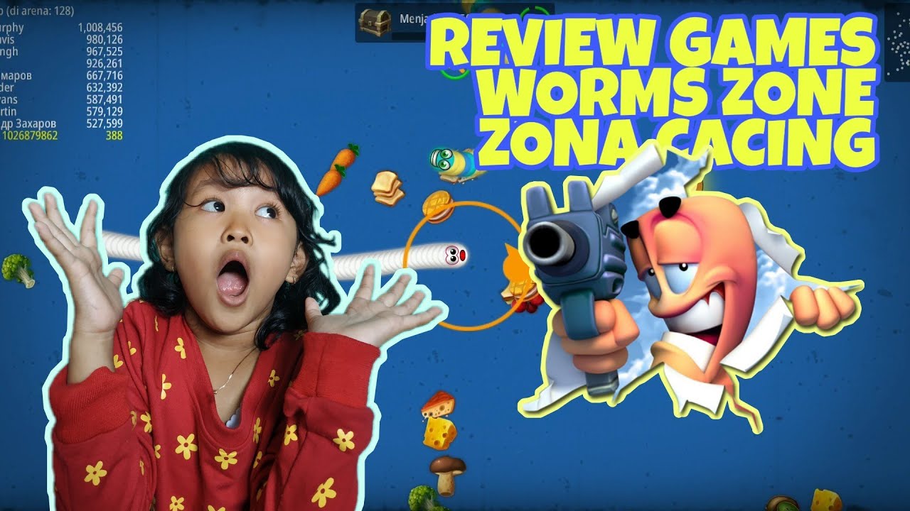 Review Games Worms Zone Zona Cacing Game seru banget YouTube