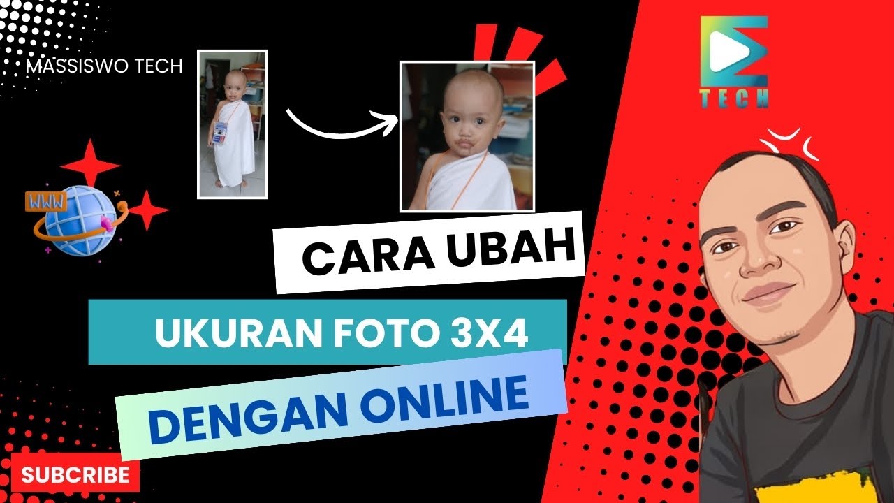 Cara Ubah Ukuran Foto 3x4 Online Tanpa Aplikasi - YouTube