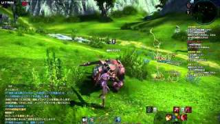 TERA JP OBT - Some low level Lancer combat play
