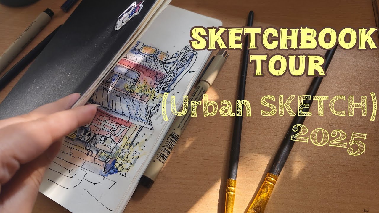 Urban Ink Urban Ink Sketches of City Life & Architecture☘️ - YouTube