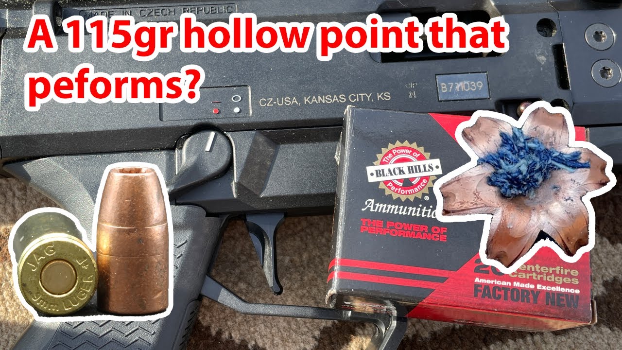 9x19mm, 115gr CHP, (Tac-XP) Black Hills