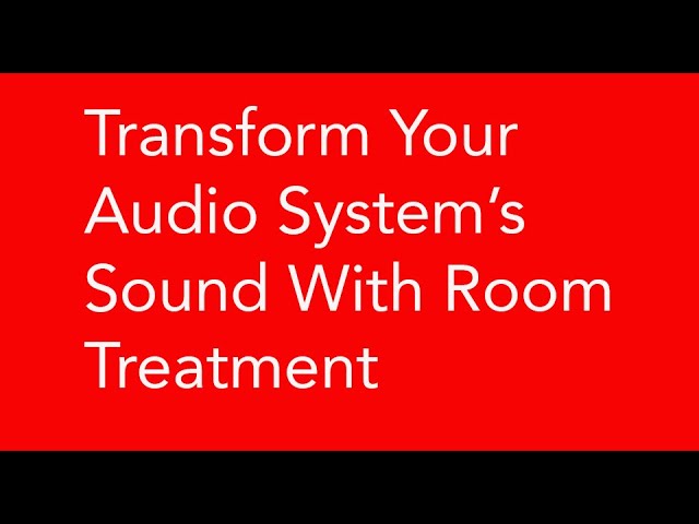 Check out Paul's hands-on approach to room treatment