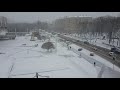 Snow in Kharkiv 09.01.2019 (TimeLapse 4x)