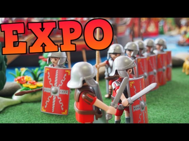 EXPOSITION PLAYMOBIL - ville playmobil romain - film playmobil