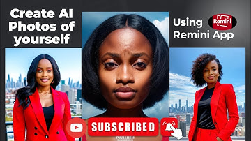 How to Create AI Image of yourself for free ( AI image generator ) using Remini App