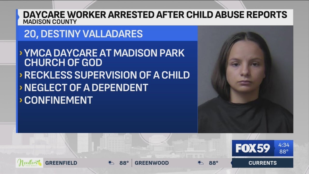 Indiana YMCA daycare worker arrested in child abuse investigation - YouTube