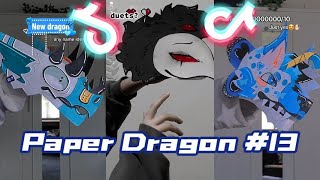 Dragon Puppet Crafts - Paper Dragon TikTok Compilation #13 screenshot 4