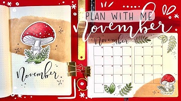 PLAN WITH ME | November 2020 Bullet Journal Setup