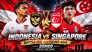 🔴INDONESIA vs SINGAPORE | WHO WILL BE THE NEW KING OF SOUTHEAST ASIA? | FULL MATCH