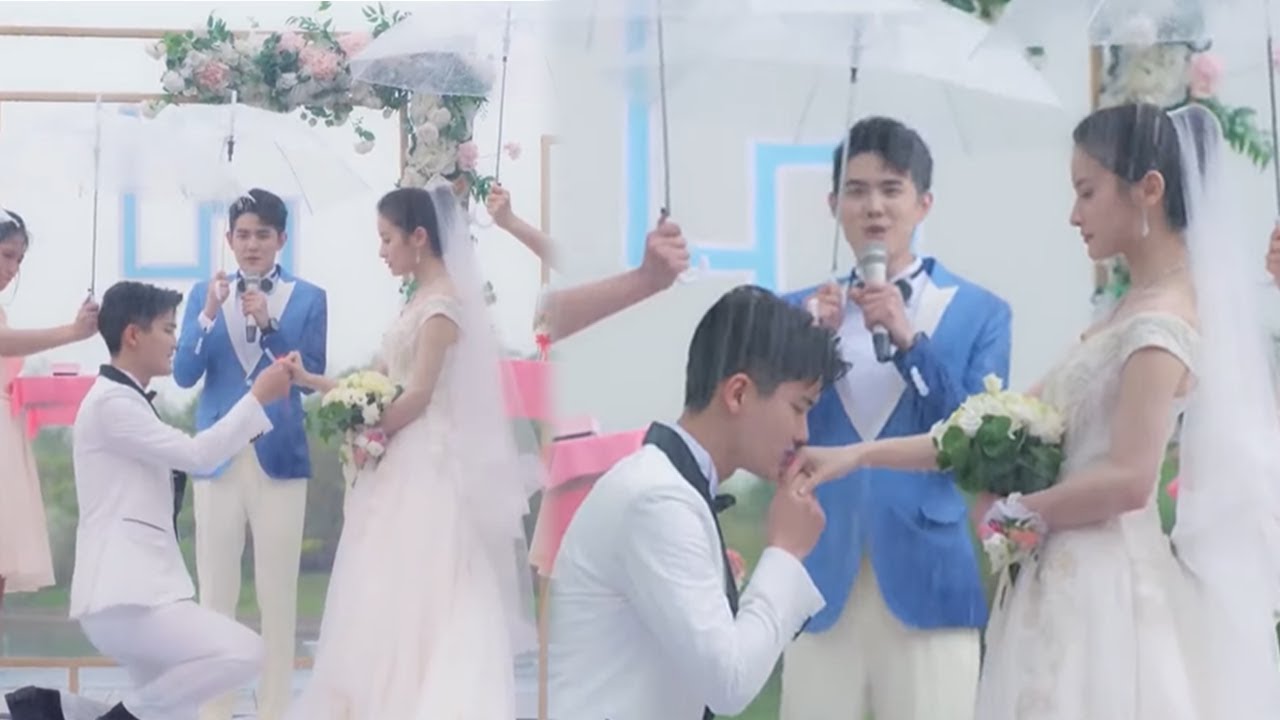 💌Sweet wedding! Bossy president wears ring on Cinderella‘s hand and kisses it to make love oath