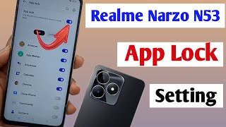 realme narzo n53 app lock setting / realme narzo n53 me app lock kaise lagaye / narzo n53 app lock screenshot 4