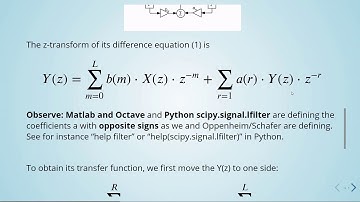 ADSP - 07b Filters - 03 Infinite Impulse Response (IIR) Filters