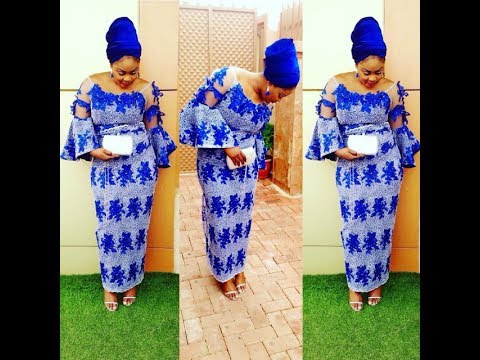 Cute Aso Ebi Styles : Beautiful ASo Ebi Lace Styles - YouTube