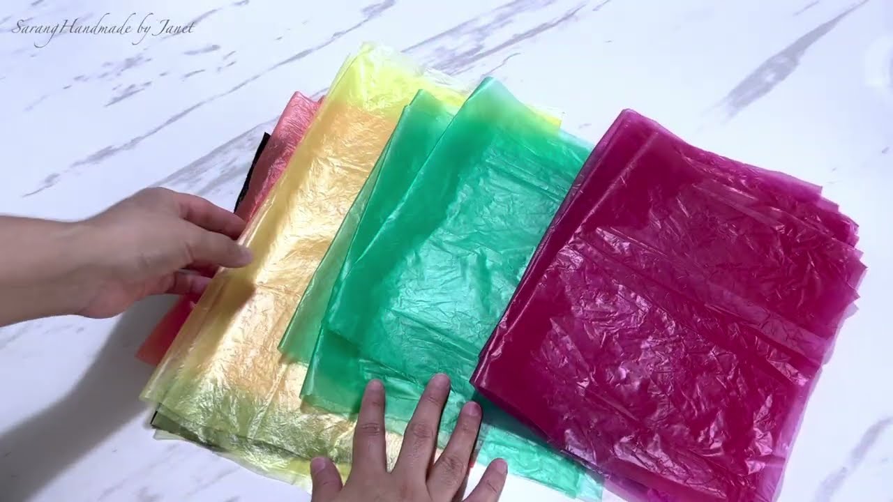 Súper Idea de Reciclaje con Bolsas de Plástico - Hojas de Otoño para Decorar - Tutorial paso a paso