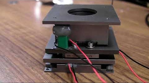 Open Source Low Cost XYZ Nanopositioner with 20 mm diameter central aperture