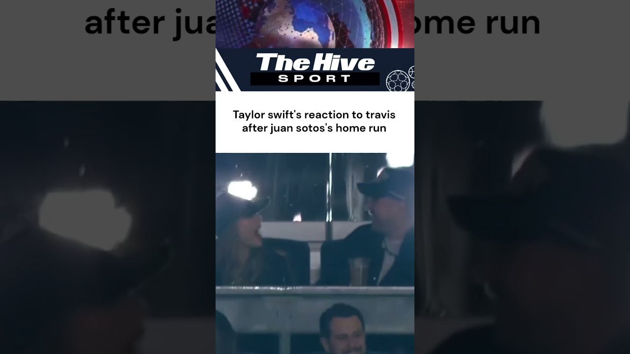 Taylor Swift's reaction to juan soto's home run
