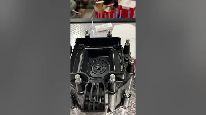 Distributor cap and coil install on HEI system.